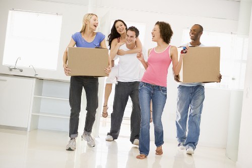 Man with a van service helping with a local move in Highbury