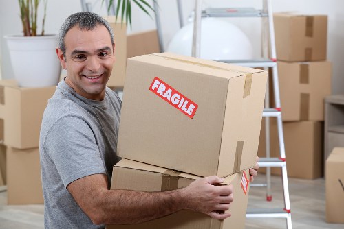 Packing and loading furniture for a Highbury house move