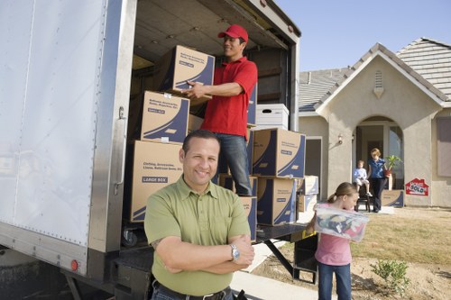 Sorted household recycling prepared for local transfer and reuse