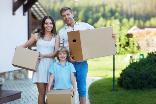 Domestic removals support for a flat or house in Highbury