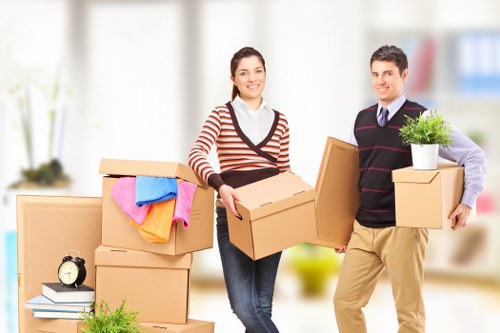 Packing and moving office furniture and equipment
