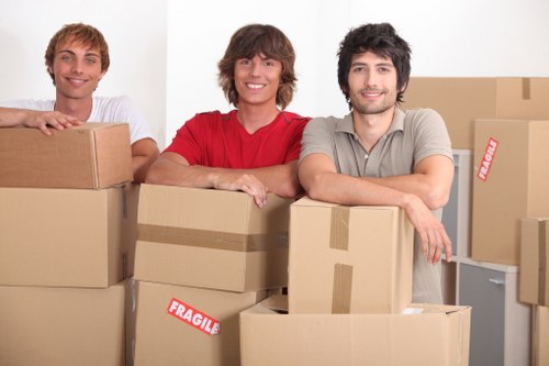 Local office movers handling a Highbury business relocation