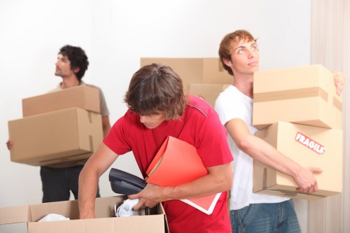 Careful handling of furniture during a Highbury move