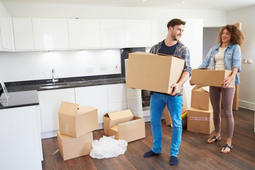 Moving van service for homes in Highbury