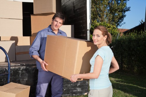 Commercial moving truck service around Highbury